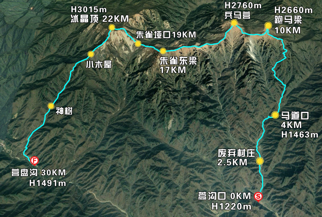 十峰一日跑马梁兵马营草甸冰晶顶